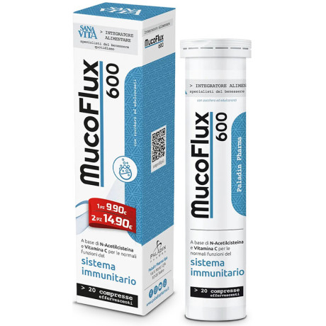 Sanavita Mucoflux 600 20 Capsule Effervescenti