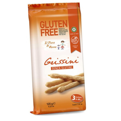 Pane Anna Grissini S/latte3x40