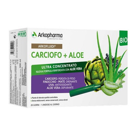 Arkofluidi Carciofo+aloe V 20f