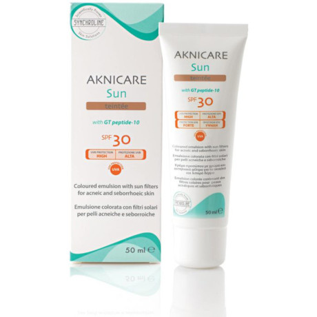 Aknicare Sun Teintee Dore 50ml