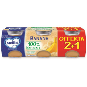 Mellin Omog Banana 3pz 100g