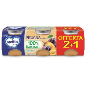 Mellin Omog Prugna 3pz 100g