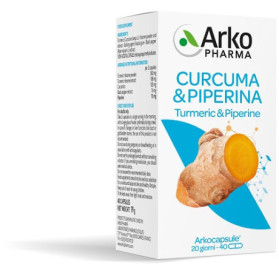 Arkocps Curcuma+piperina 40 Capsule