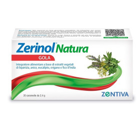 Zerinol Natura Gola 20 Caramelle