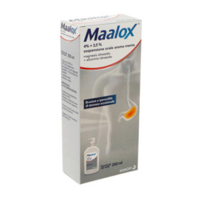 Maalox Uso Orale Sospensione 250ml 4%+3,5%