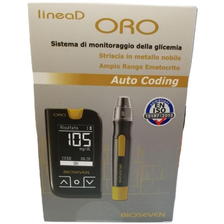 Linea D Oro Glucometro Kit