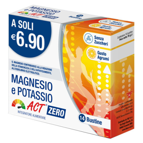 Magnesio Potassio Act Zero14 Buste