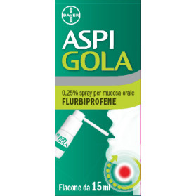 Aspi Gola Uso Orale Spray 15ml 0,25%