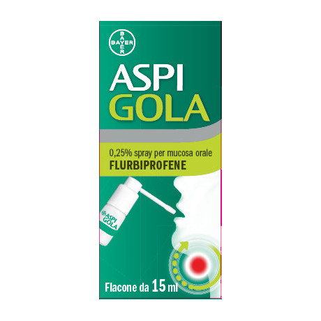 Aspi Gola Uso Orale Spray 15ml 0,25%