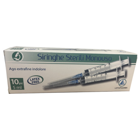 Lotupharma Siringa 5ml 10pz