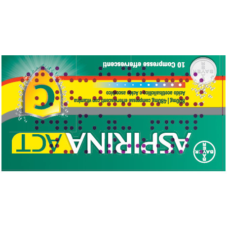 Aspirinaact 10 Compresse Eff800+480mg