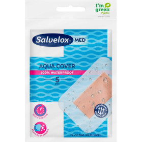 Cerotto Salvelox Medicato Aqua Cover 12x5 Cm 5 Pezzi