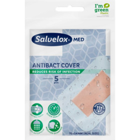 Cerotto Salvelox Medicato Antibact Cover 12x5 Cm 5 Pezzi