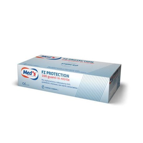 Meds Guanti Protection Z Nitrile Senza Polvere Dpi M