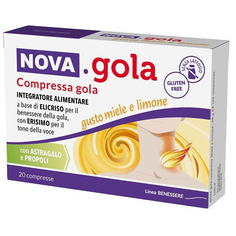 Nova Gola Miele Limone 20 Compresse