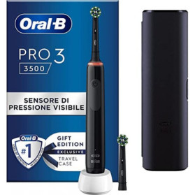 Oralb Pro 3 Black Spazz+2ref
