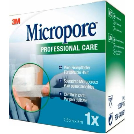 3m Micropore Surg T M5x25mm Re