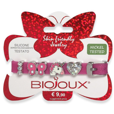 Bjb011 Bracciale Silic Fucs Ss