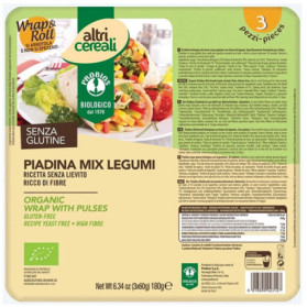 Altricereali Piadina Mix Legumi 3 X 60 g
