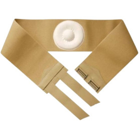 Orione 357 Cinto Per Ernia Ombelicale Con Pelotta Rivestita In Pelle Beige 9