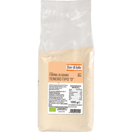 Farina Fine Di Grano Tenero 0 Biologico 1000 g