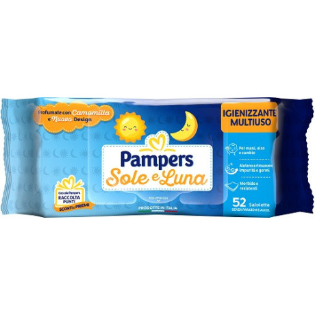 Pampers Wipes Sole&luna 52pz