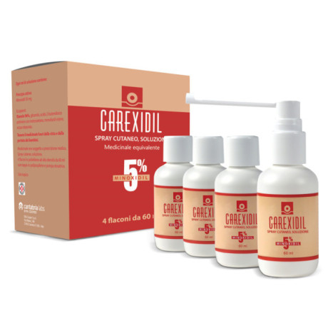Carexidil 4 Flaconcino Soluzione Cutaneo 60ml5%