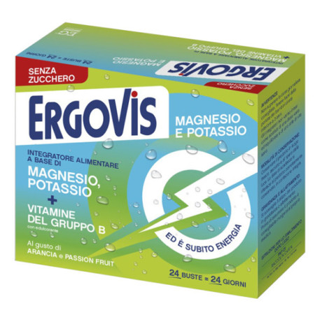 Ergovis Mg+k Vit B S/zuc24 Bustine
