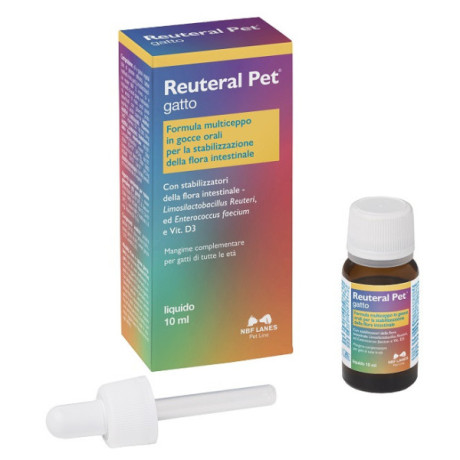 Reuteral Pet Gatto Gocce 10ml