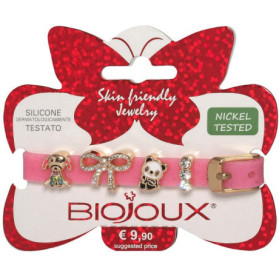 Bjb013 Bracciale Silic Pink Gp