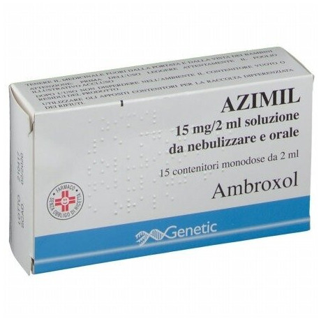 Azimil Uso Orale Nebulizzazione 15 Flaconcino 15mg 2ml
