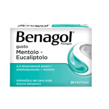 Benagol 24 Pastiglie Mentolo Eucalip