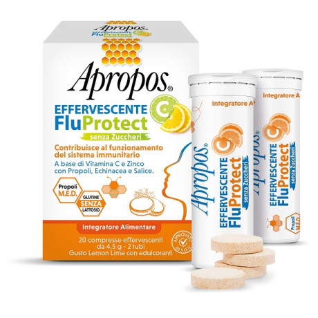 Apropos Efferv C Fluprot 20 Compresse