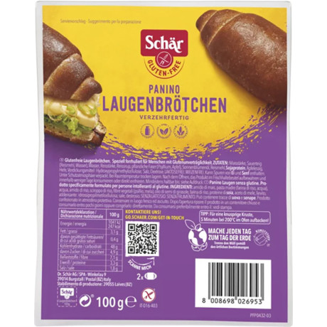 Schar Panino Laugen Brot 100g