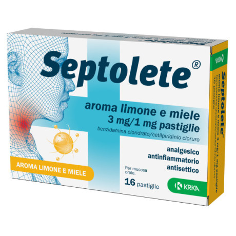 Septolete 16 Pastiglie 3+1mg Lim Mie