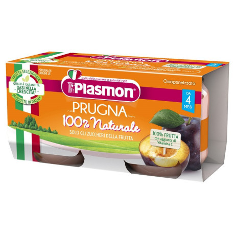 Plasmon Omog Prugna 2x80g