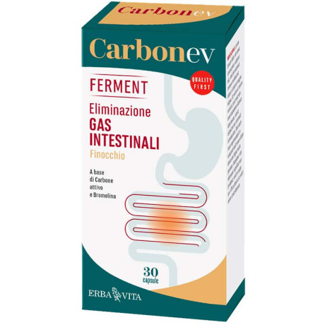 Carbon Endovenosa Ferment 30 Capsule