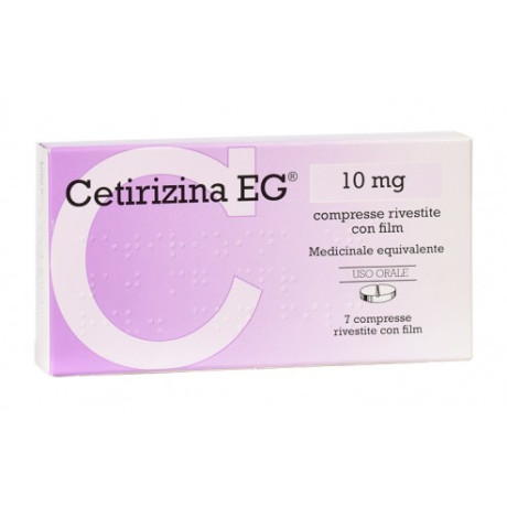 Cetirizina Eg 7 Compresse Rivestite 10mg