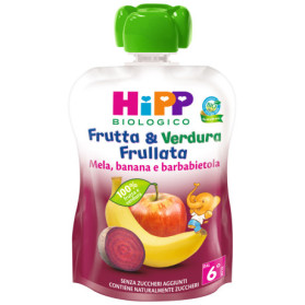 Hipp Bio Frut&verd Mel/ban/bar