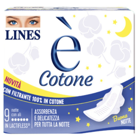 Lines E' Cotone Notte 9pz