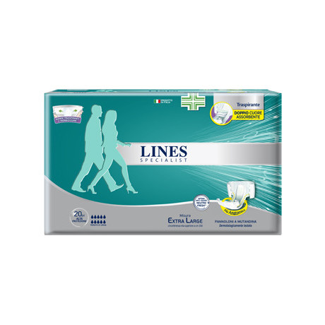 Pannolone A Mutanda Lines Specialist Altaprotezione Xl 20 Pezzi