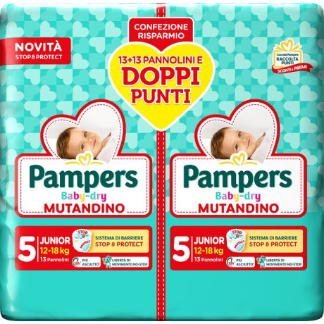 Pampers Bd Mut Junior Duo 26pz