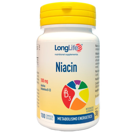 Longlife Niacin 100 mg 100 Compresse