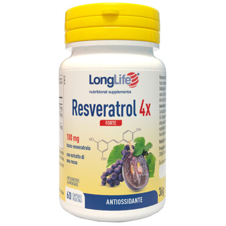Longlife Resveratrol 4x 60 Capsule