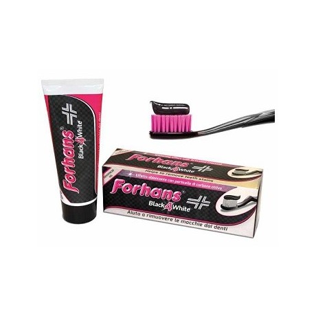 Dentifricio Forhans Gel Black4white