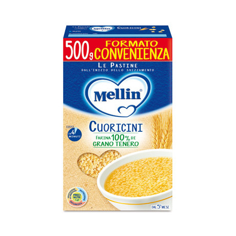 Mellin Pasta Cuoricini 500g