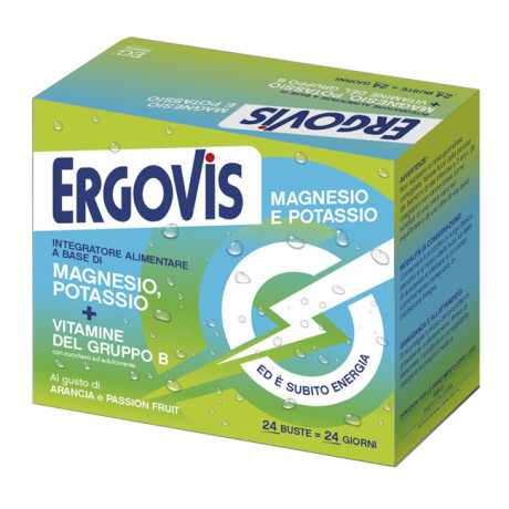 Ergovis Mg+k Vit B C/zuc24 Bustine