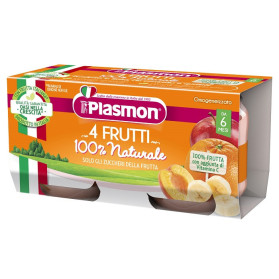 Plasmon Omog 4 Frutti 2x80g