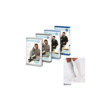 Man Support 18 Cotone Gambaletto 18 Bianco 4