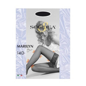 Marilyn 140 Sheer Calza Autoreggente Sabbia 1